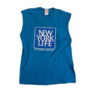 Vintage Sleeveless New York Life T-Shirt
